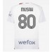 Maillot de foot AC Milan Yunus Musah #80 Extérieur vêtements 2023-24 Manches Courtes